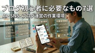 ブログ初心者に必要なもの7選｜AI・SNS・ブログ運営を始めるための作業環境